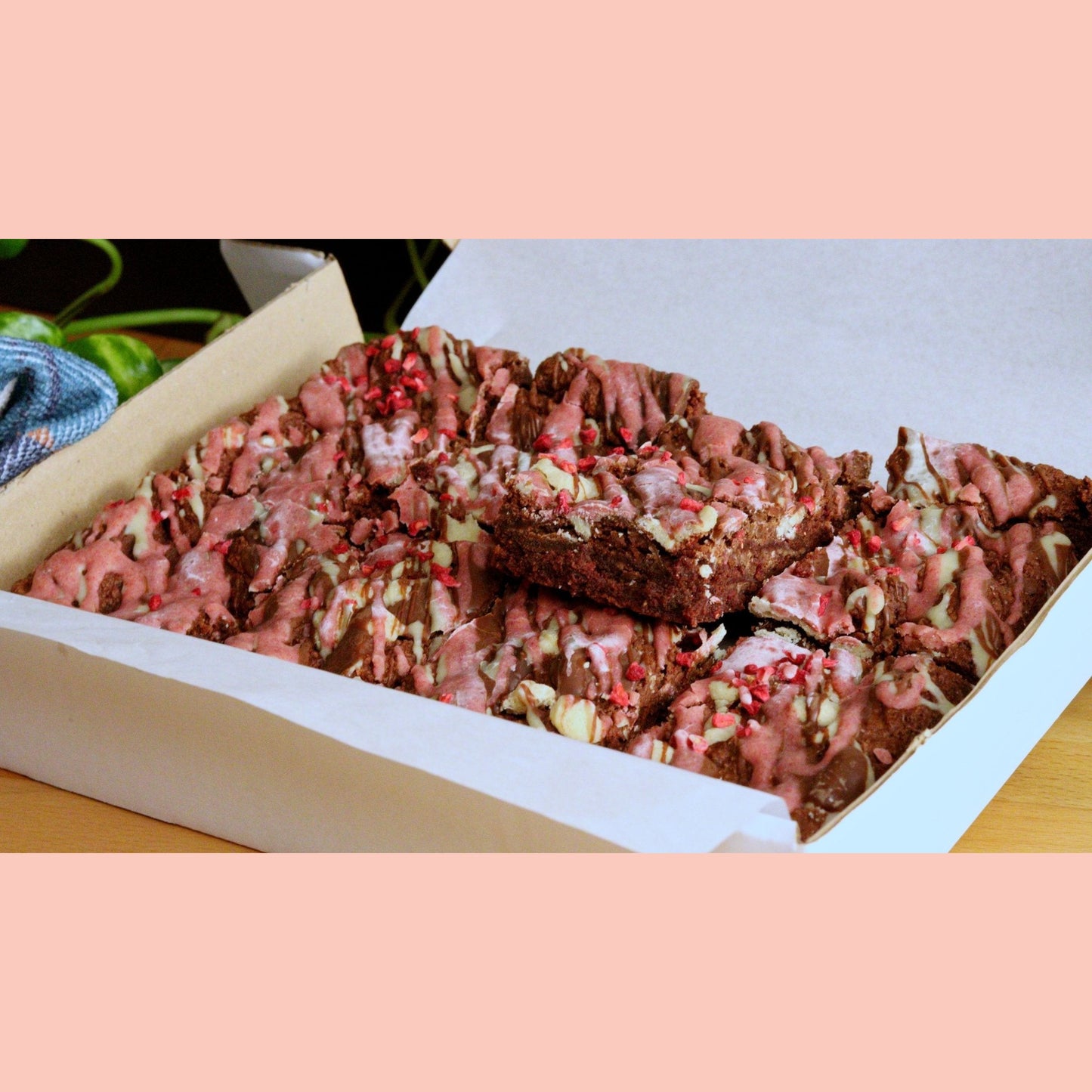 8 Vegan Almond Flour Raspberry Brownies - Ashlan Bakery