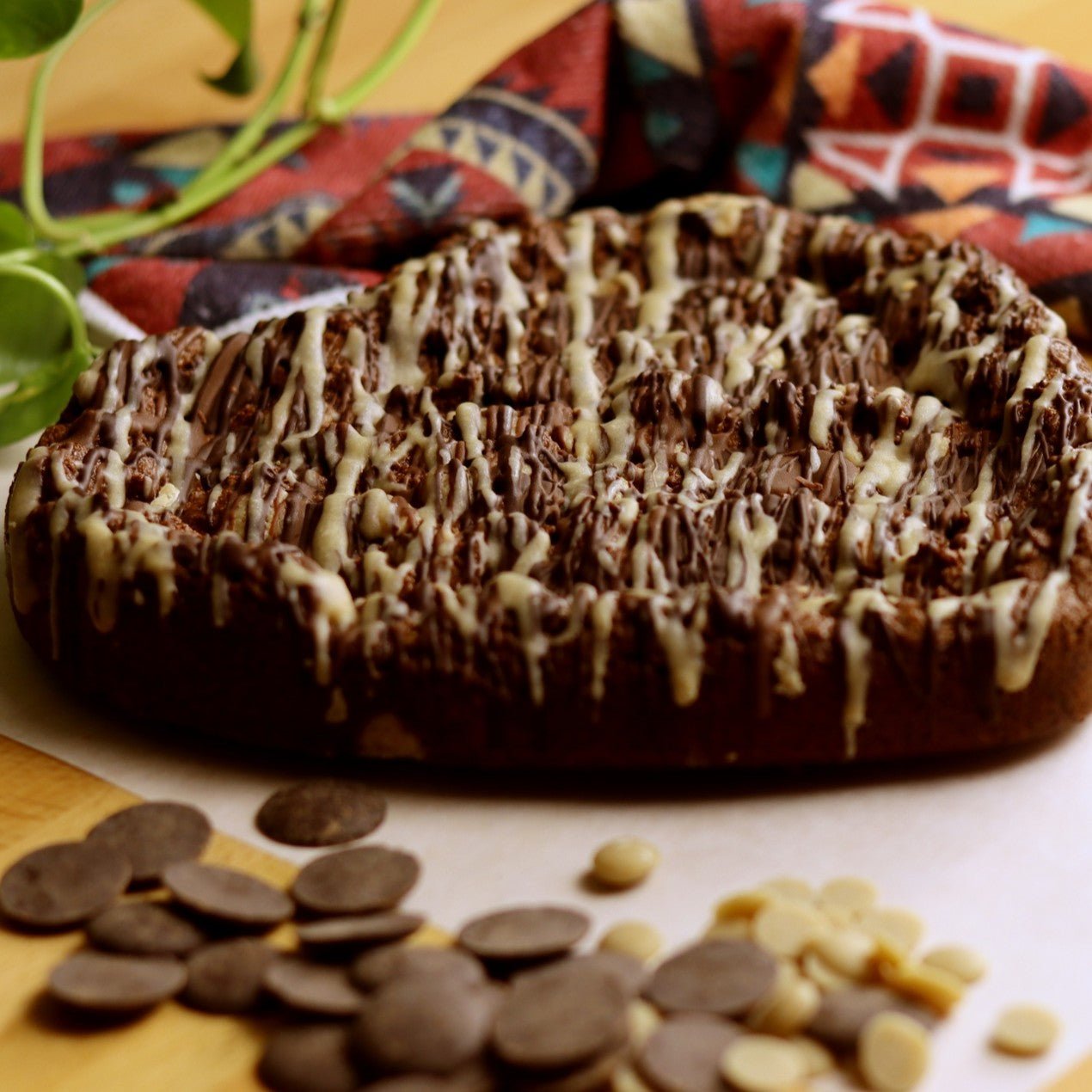 Heart Shaped Almond Brownie - Ashlan Bakery