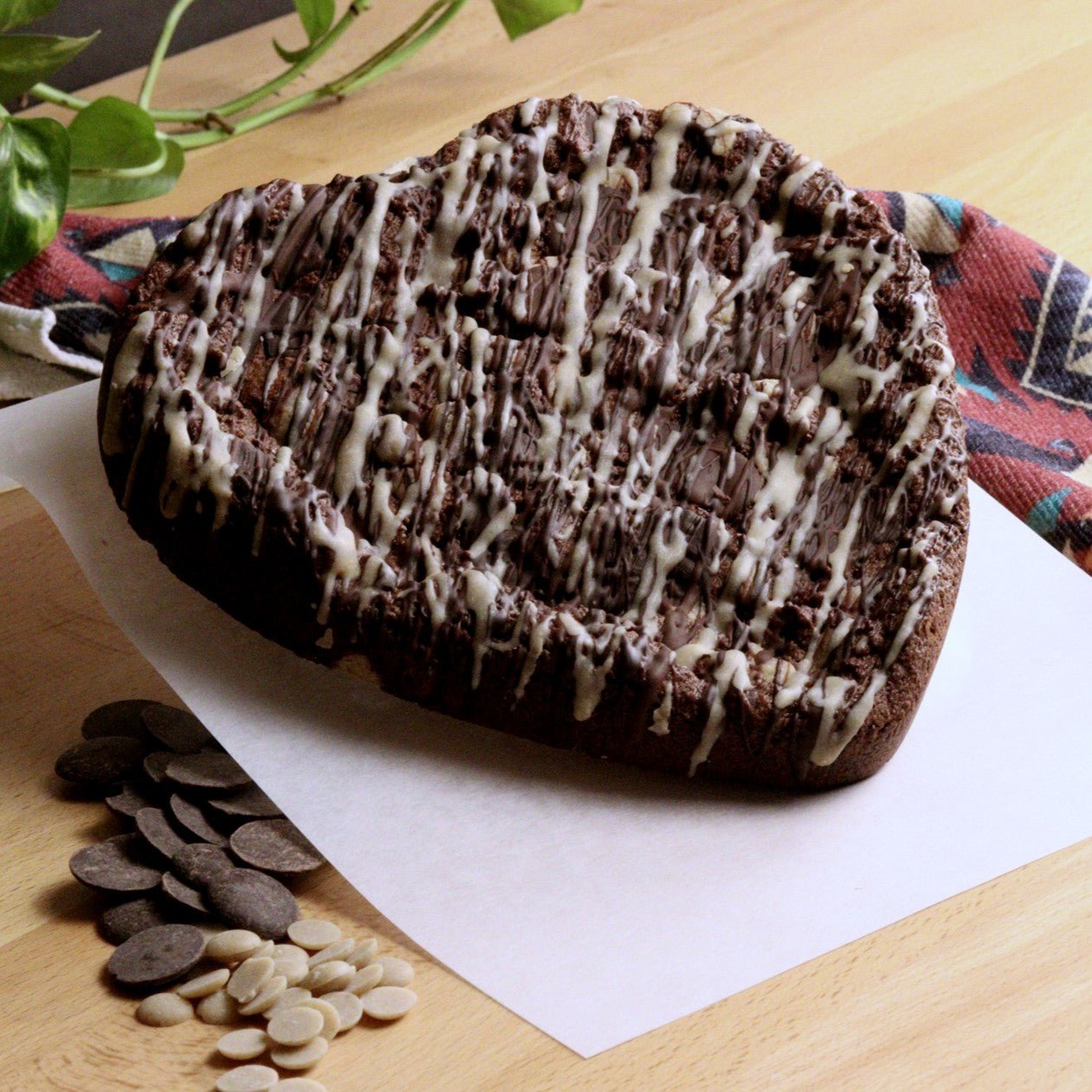 Heart Shaped Almond Brownie - Ashlan Bakery