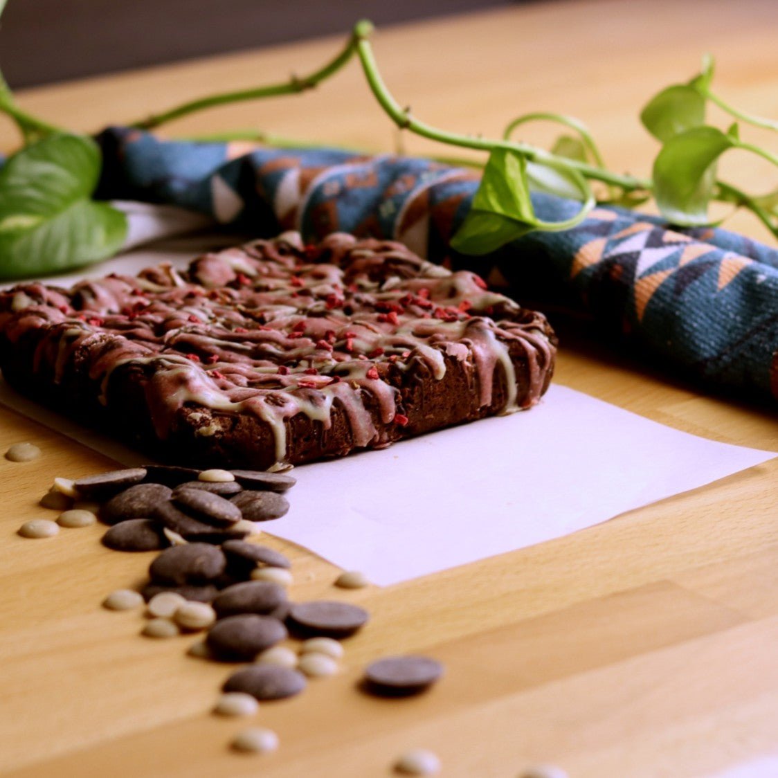 Raspberry Almond Brownies (Box of 4) - Ashlan Bakery