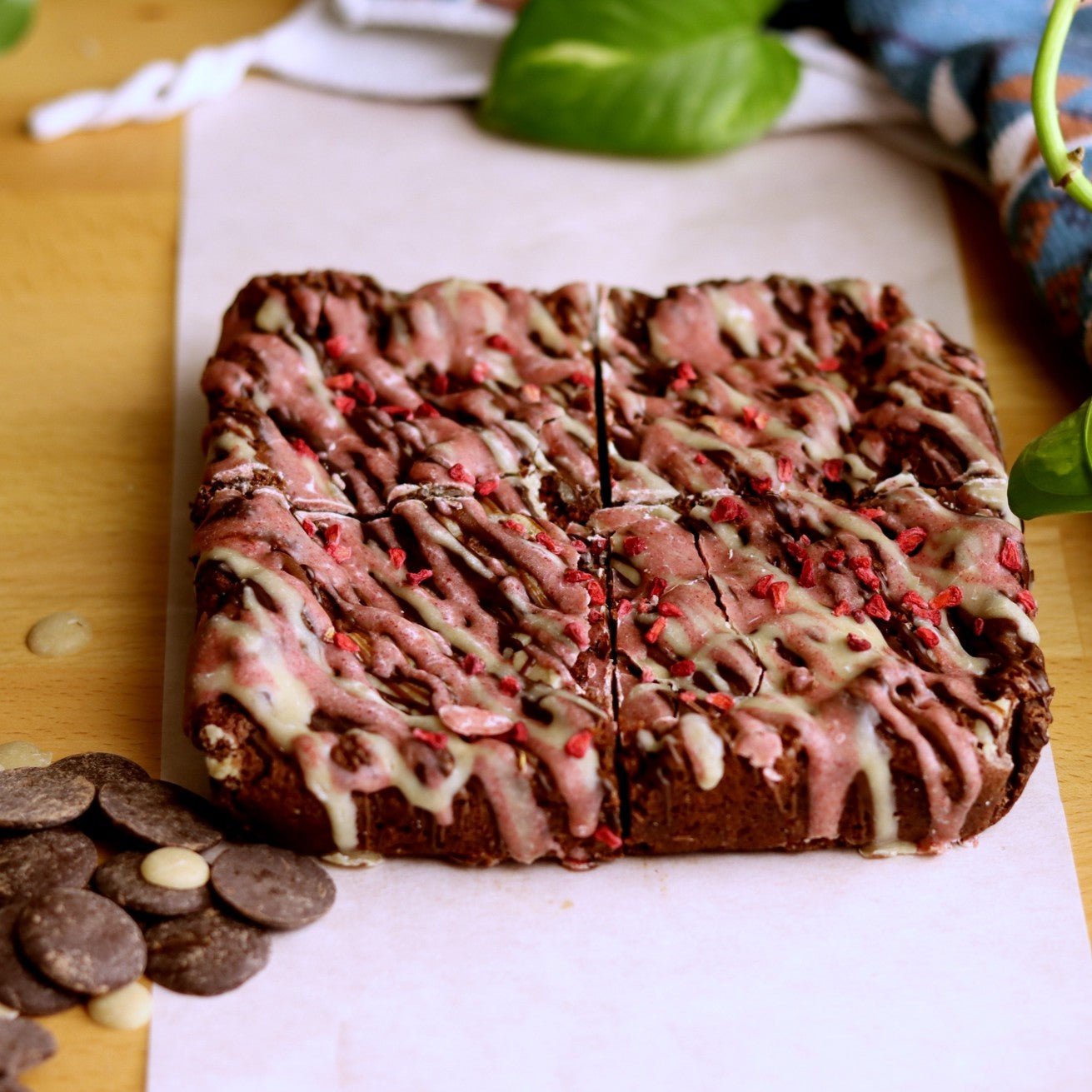 Raspberry Almond Brownies (Box of 4) - Ashlan Bakery