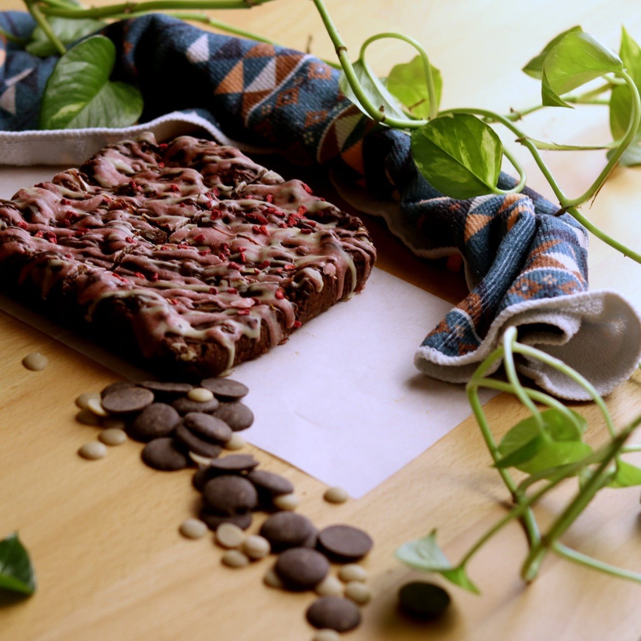 Raspberry Almond Brownies (Box of 4) - Ashlan Bakery
