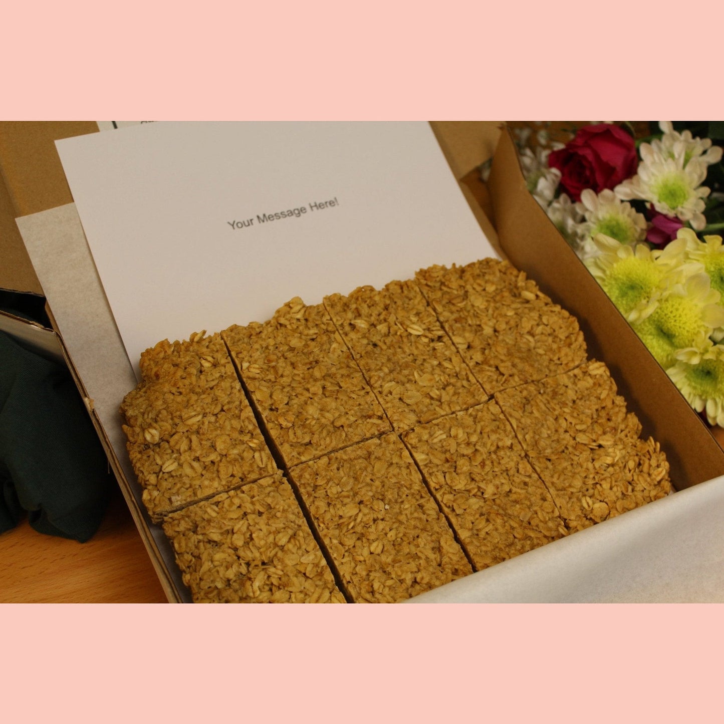 Vegan Classic Flapjacks Box of 8 - Ashlan Bakery
