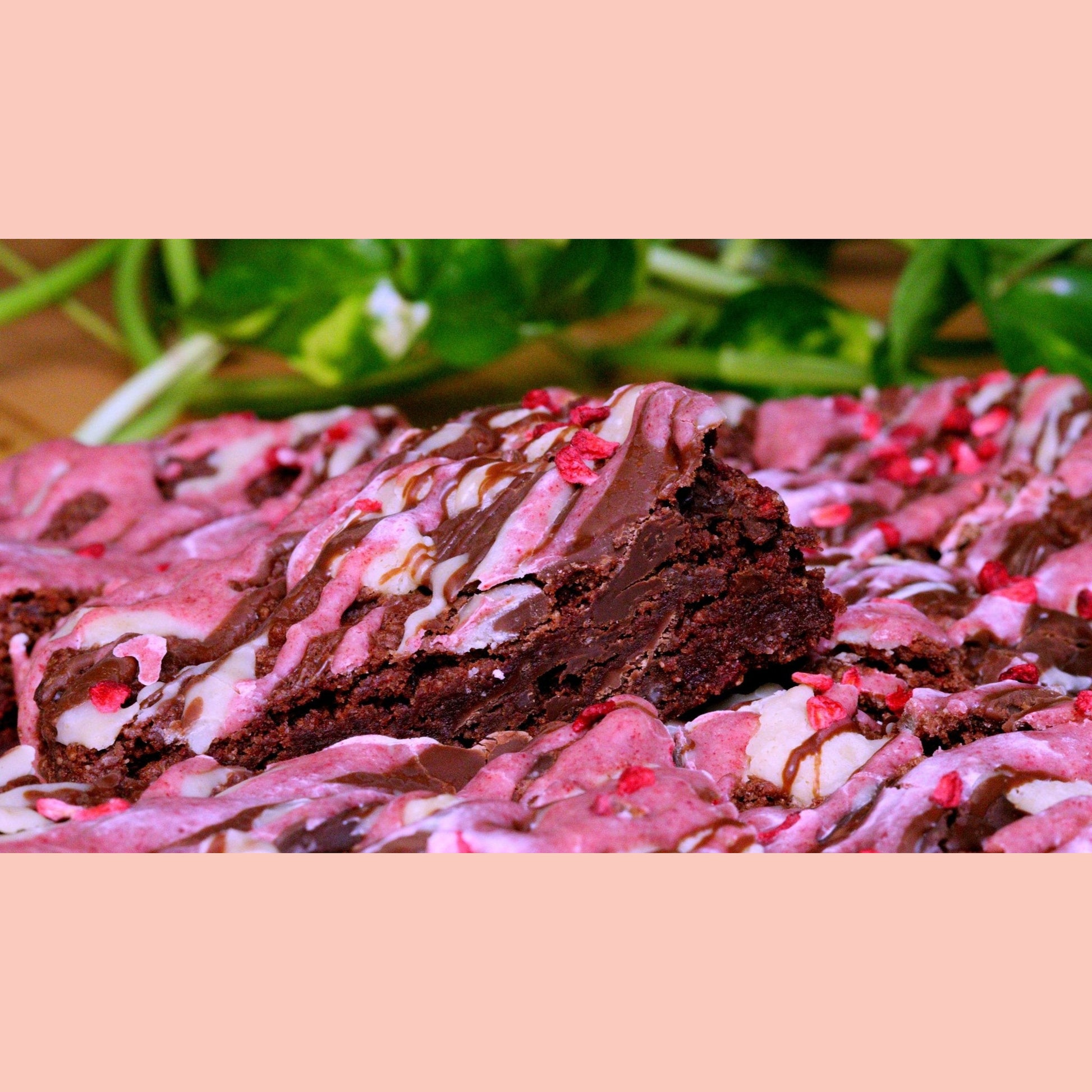8 Vegan Almond Flour Raspberry Brownies - Ashlan Bakery