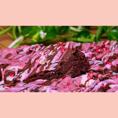 8 Vegan Almond Flour Raspberry Brownies - Ashlan Bakery