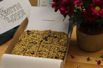 Vegan Fruit and Nut Flapjack - Ashlan Bakery