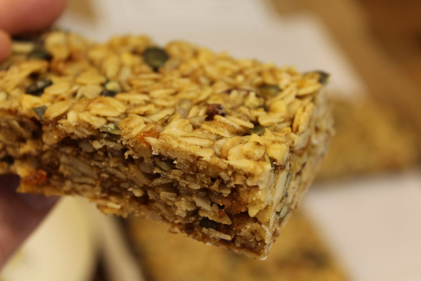 Vegan Fruit and Nut Flapjack - Ashlan Bakery